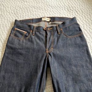 Taylor Stitch Size 32 Democratic fit Selvedge Jeans